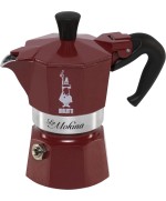 1 - Caffettiera La Mokina Bialetti moka 1/2 tazza Bordeaux 4978