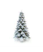 1 - Albero di Natale innevato artificiale Acero cm 270 con 900 LED