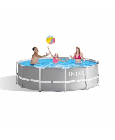 2 - Piscina fuori terra rotonda Intex 26710 Prisma Frame 366 x 76 cm