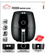 2 - DCG FR3505N Friggitrice ad aria calda 5,2 lt