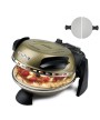 1 - G3Ferrari Delizia Evo G10006 15 Forno pizza pietra elettrico oro antico