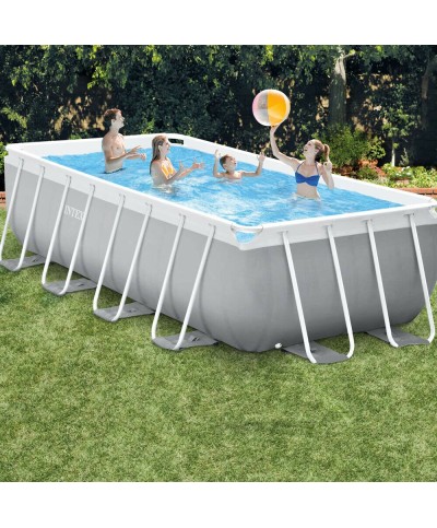 2 - Piscina fuori terra Intex 26792 Prisma Metal Frame 488 x 244 x 107cm