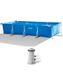 3 - Piscina fuori terra Frame INTEX cm 450x220x84 con POMPA  28274