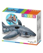 4 - Gonfiabile cavalcabile squalo bianco Intex 57525 materassino