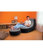 1 - Poltrona gonfiabile con Poggiapiedi Intex 68564