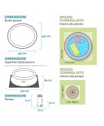 5 - Piscina fuori terra Intex 28158 Easy cm 457 x 84 + pompa filtro