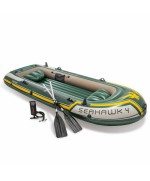 1 - Canotto Seahawk 4 Intex 68351 gonfiabile con remi pompa gommone