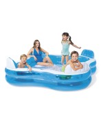 1 - Piscina 4 sedili gonfiabile intex 56475