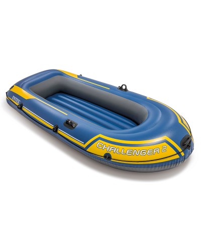 2 - Canotto gonfiabile Challenger 2 posti Intex 68367 con remi e pompa