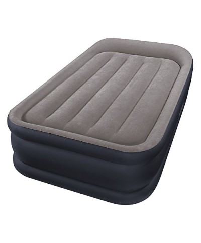 1 - Materasso gonfiabile Singolo Intex 64132ND con pompa Airbed Dura-Beam Deluxe Pillow Rest Raised
