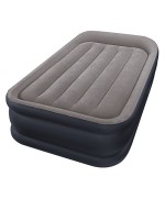1 - Materasso gonfiabile Singolo Intex 64132ND con pompa Airbed Dura-Beam Deluxe Pillow Rest Raised