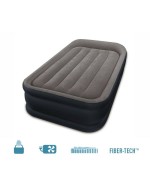 2 - Materasso gonfiabile Singolo Intex 64132ND con pompa Airbed Dura-Beam Deluxe Pillow Rest Raised