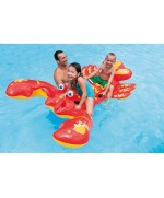 2 - Gonfiabile cavalcabile aragosta Intex 57528 materassino