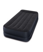 1 - Letto gonfiabile, materasso singolo Intex 64122ND con pompa Airbed Dura-Beam Pillow Rest Raised