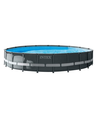 1 - Piscina Ultra XTR Frame rotonda cm 610 x 122 Intex 26334 pompa a sabbia