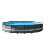 1 - Piscina Ultra XTR Frame rotonda cm 610 x 122 Intex 26334 pompa a sabbia