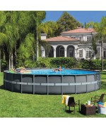 3 - Piscina Ultra XTR Frame rotonda cm 732 x 132 Intex 26340 pompa a sabbia