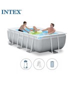 1 - Piscina fuori terra rettangolare Intex 26784 prisma cm 300 x 175 pompa scaletta NEW