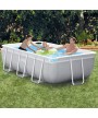 2 - Piscina fuori terra rettangolare Intex 26784 prisma cm 300 x 175 pompa scaletta NEW
