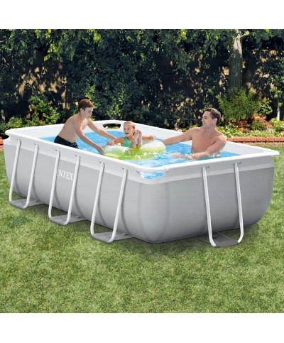 2 - Piscina fuori terra rettangolare Intex 26784 prisma cm 300 x 175 pompa scaletta NEW