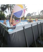 4 - Piscina fuoriterra Intex 26364NP pompa a sabbia cm 732 x 366 x 132 Ultra XTR Frame rettangolare