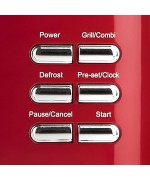 4 - G3 Ferrari Forno a cottura microonde 20 lt G10155 Sapormio Vintage Rosso