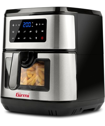 2 - Girmi friggitrice ad aria calda FG89 9 lt doppia resistenza luce 2100 W
