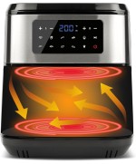 3 - Girmi friggitrice ad aria calda FG89 9 lt doppia resistenza luce 2100 W