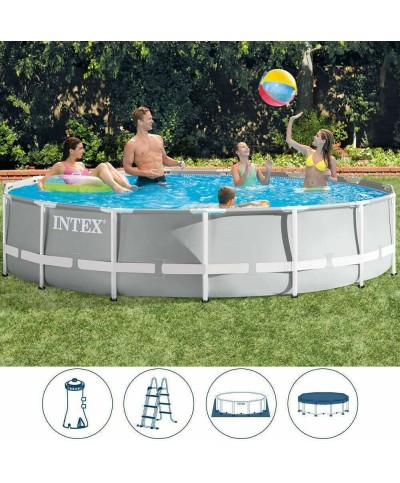 1 - Piscina fuori terra rotonda Intex 26724 Prisma nuova