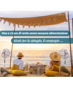 3 - CFG ventilatore Mistral solare a piantana EV121 ricaricabile