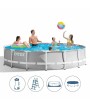 3 - Piscina fuori terra rotonda Intex 26724 Prisma nuova