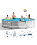 3 - Piscina fuori terra rotonda Intex 26724 Prisma nuova