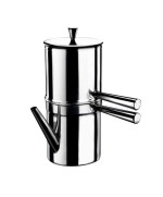 2 - Caffettiera napoletana Acciaio Inox 6 tazze Ilsa