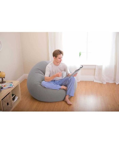 1 - Poltrona gonfiabile Intex 68579 grigia
