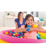 2 - Set 100 palline colorate Intex 496002 6.5 cm Abs