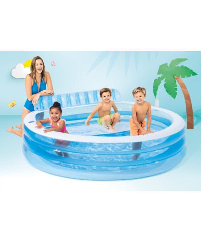 2 - Piscina gonfiabile con poltrona Intex 57190