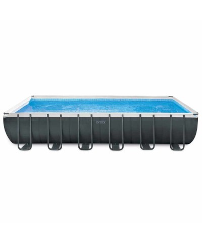 1 - Piscina Ultra XTR Frame rettangolare Intex 26368 pompa combo cm 732 x 366 x 132