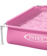 4 - Piscina quadrata fuori terra mini Frame Intex 57172 NP Rosa