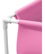 5 - Piscina quadrata fuori terra mini Frame Intex 57172 NP Rosa