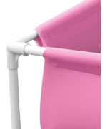 5 - Piscina quadrata fuori terra mini Frame Intex 57172 NP Rosa