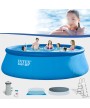 1 - Piscina easy 26168 tonda 457 x 122 cm pompa + filtro + scaletta Intex