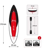 5 - Canoa Gonfiabile Explorer K2 Intex 68307