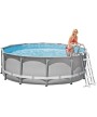 3 - Scaletta Intex 28076 per piscine frame h 122 cm
