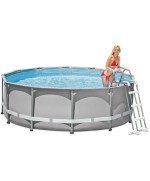 3 - Scaletta Intex 28076 per piscine frame h 122 cm