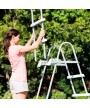 4 - Scaletta Intex 28076 per piscine frame h 122 cm