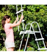 4 - Scaletta Intex 28076 per piscine frame h 122 cm