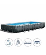 1 - Piscina fuori terra Ultra frame XTR 26374 Intex 975 x 488 x 132 cm pompa sabbia