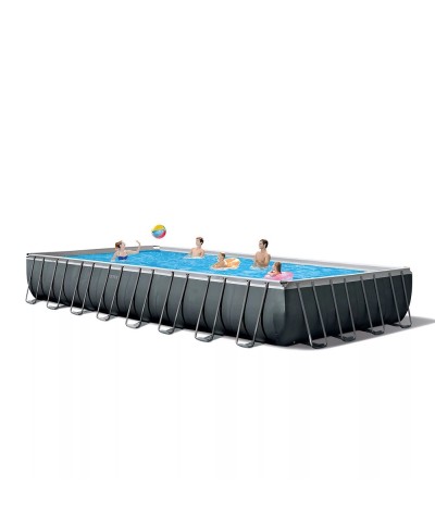 2 - Piscina fuori terra Ultra frame XTR 26374 Intex 975 x 488 x 132 cm pompa sabbia