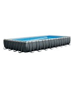 3 - Piscina fuori terra Ultra frame XTR 26374 Intex 975 x 488 x 132 cm pompa sabbia