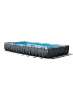 4 - Piscina fuori terra Ultra frame XTR 26374 Intex 975 x 488 x 132 cm pompa sabbia